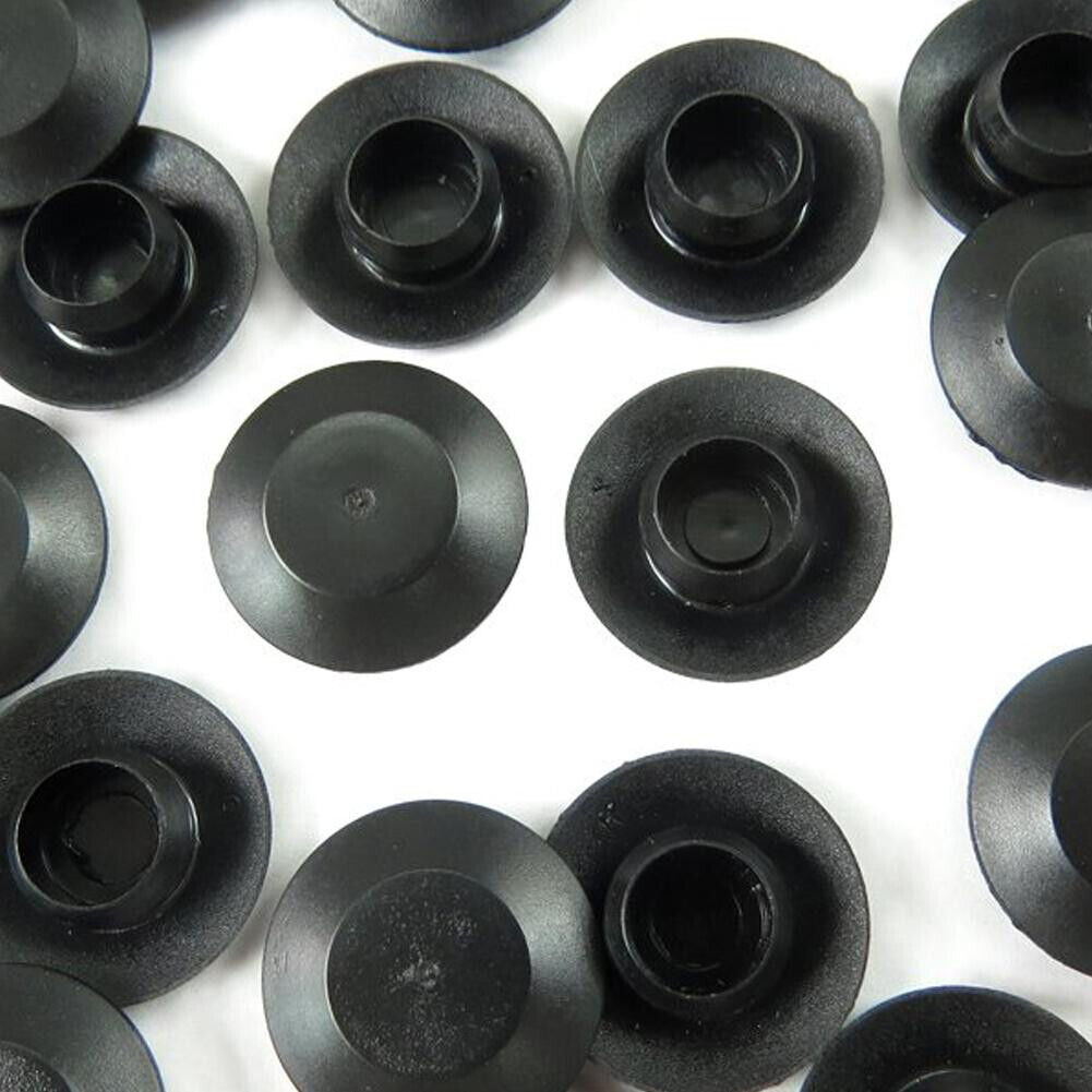 10x Car Door Rubber Caps Universal Metal Hole Plugs