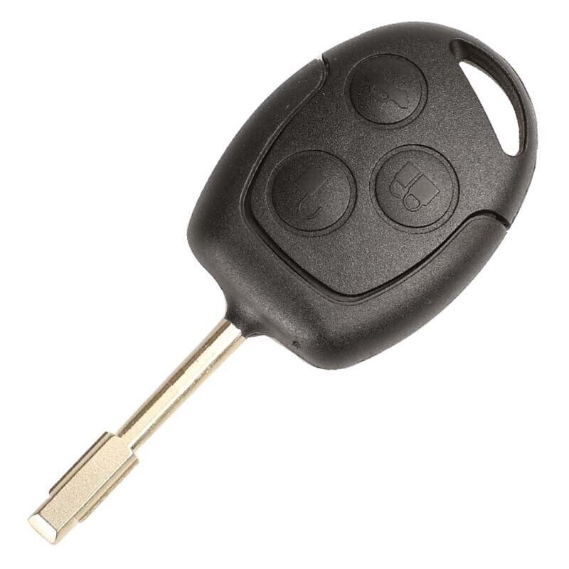 Ford Mondeo Focus 2 3 Fiesta Transit 3 Button Remote Key Fob Shell with Logo