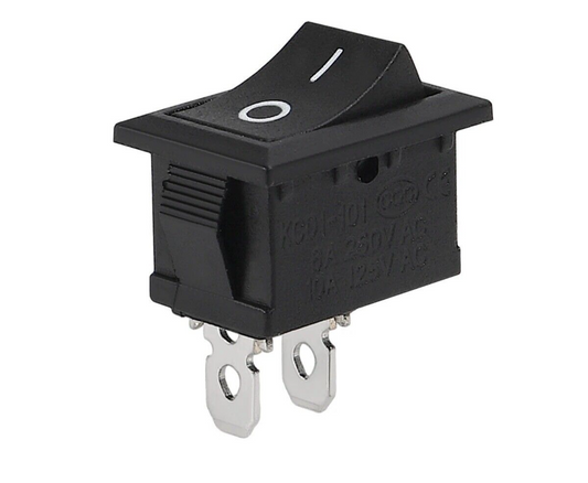 1x Snap-in Boat Rocker Switch Toggle Power SPST ON-OFF 2 Pin AC 250V 6A 125V