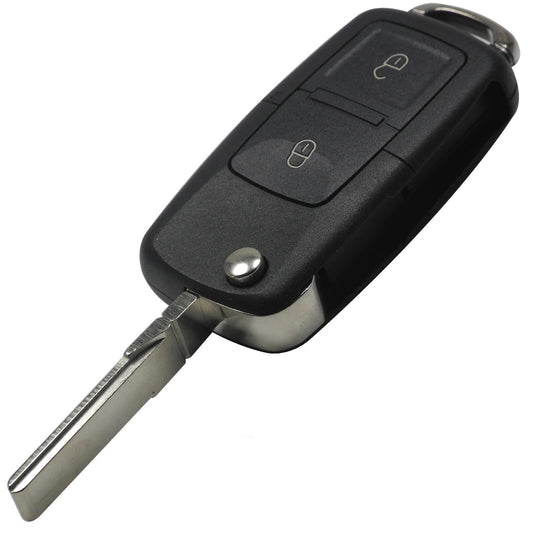 2 Button Key Shell Replacement for VW Golf MK4 Passat Bora Polo Sharan