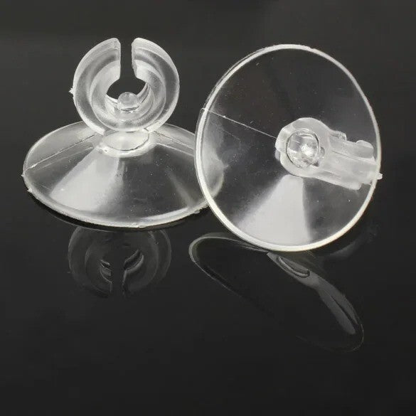 10x Aquarium Suction Cup Holder Fish Tank Sucker for 4/6mm Air Line Pipe Tube