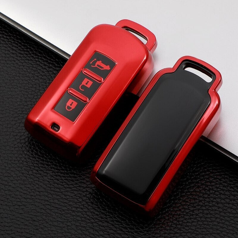 TPU Remote Key Fob Case Cover for Mitsubishi Outlander 2014 Pajero Delica