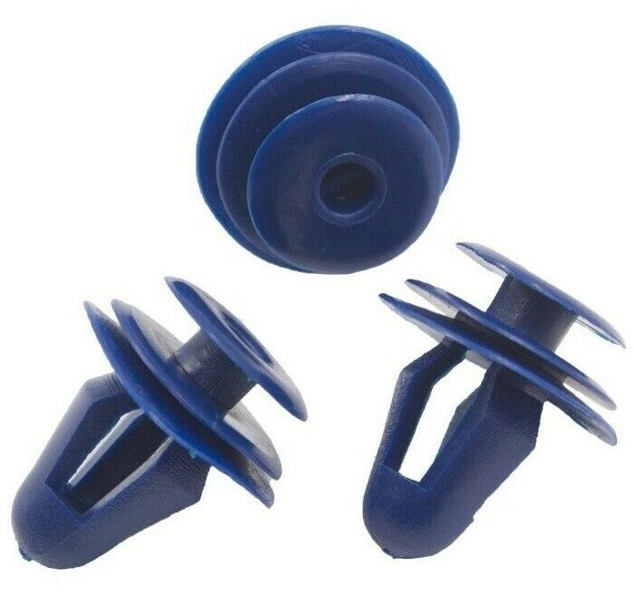 100x Plastic Car Clips for Trim  Panel Interior Door Fixing Fasteners 9mm Hole