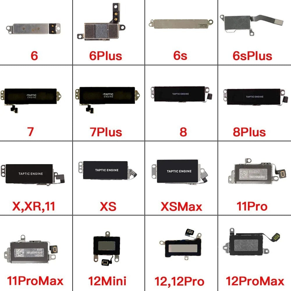 Taptic Engine for iPhone 7 11 Pro 12 13 Vibrator Vibration Silent Motor Module