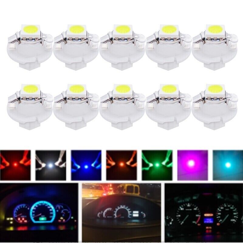 B8.4D Led Car Auto 1 SMD 5050 T5 Lamp Car Instrument Dash Dashboard Light