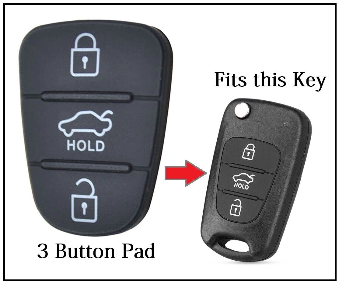 Hyundai Remote Key Fob Rubber Pad Replacement (Veloster I30 IX35 I20)