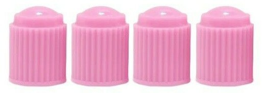 12x Pink Tyre Valve Dust Caps Car, Van, Motorcycle, Bmx
