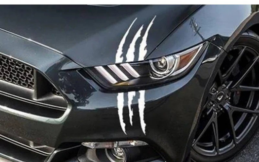 Car Sticker Reflective Claw Scratch Stripe Marks Headlight Decal Auto Vinyl