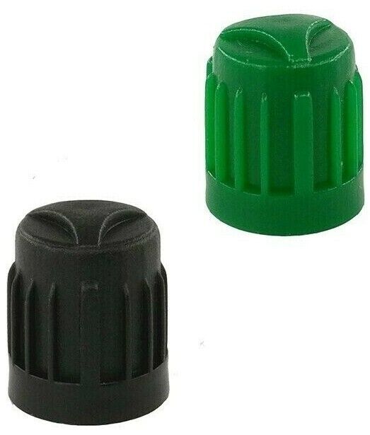 4x Plastic Tyre Valve Dust Valve Caps with Rubber Seal Inside for Car Bike 