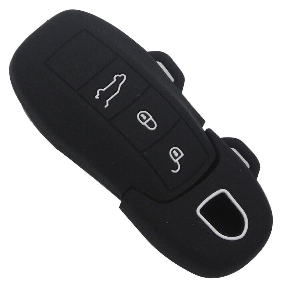 3 Button Remote Key Fob Cover Porsche Cayenne 911 Panamera Macan 