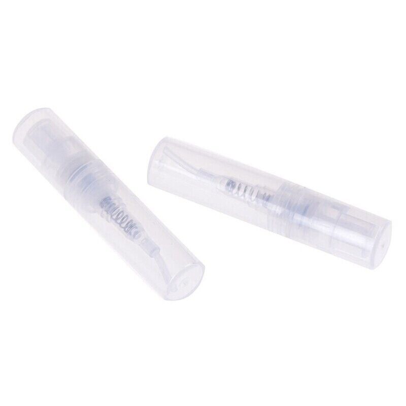 5x 2ml Clear Plastic Spray Bottle for Perfume Cosmetic After Shave Travel