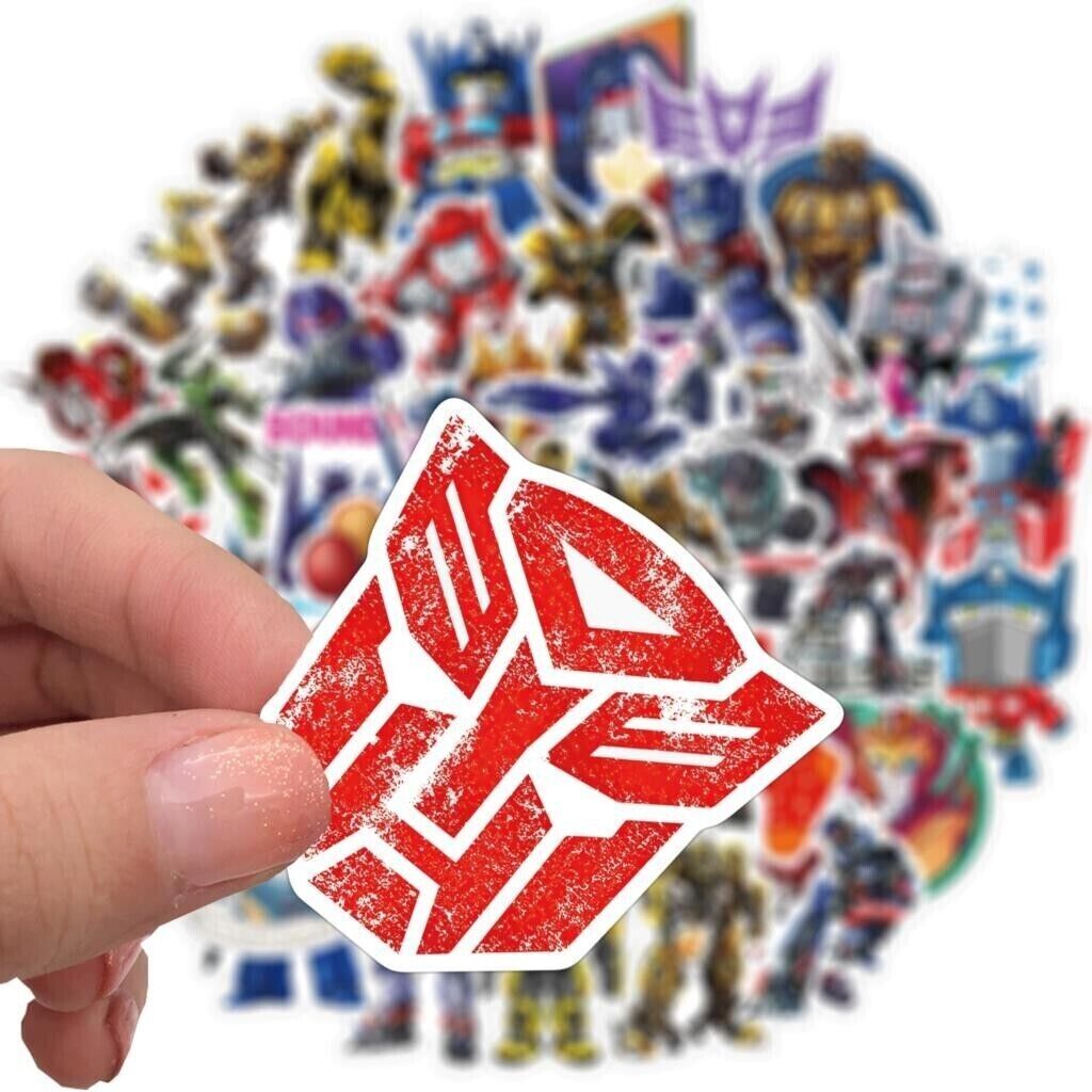 50x Cartoon Stickers Waterproof Skateboard Motorcycle Guitar Autobots Decepticon