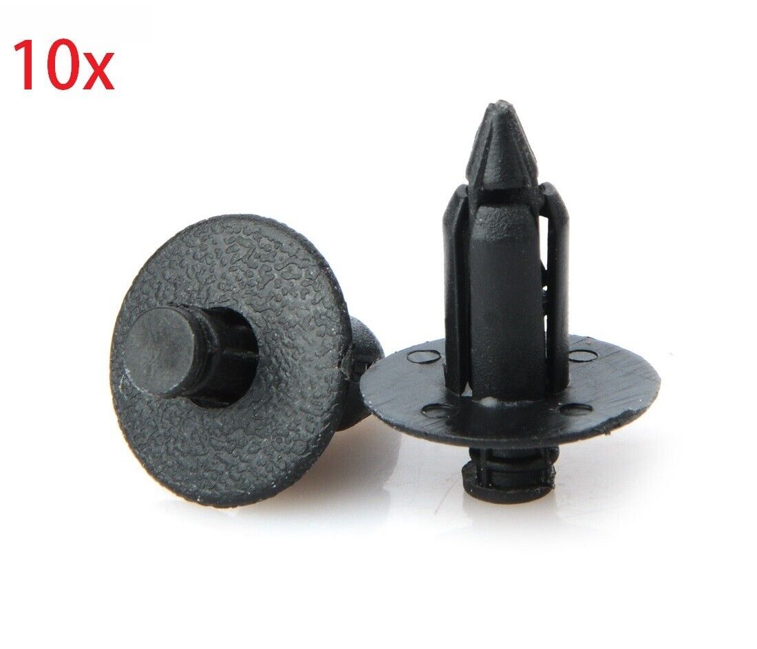 10x 8mm Hole Bike Fasteners Plastic Rivet Fairing Trim Clips Honda Yamaha Suzuki