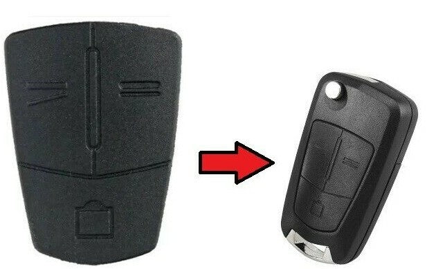 Remote Key Rubber Pad Repair Insert for Vauxhall Corsa Vectra Astra