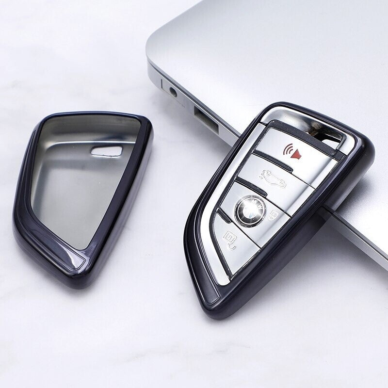 TPU Remote Key Case Cover for BMW X1 X5 X6 X5M X6M F Class 1 2 7 Series