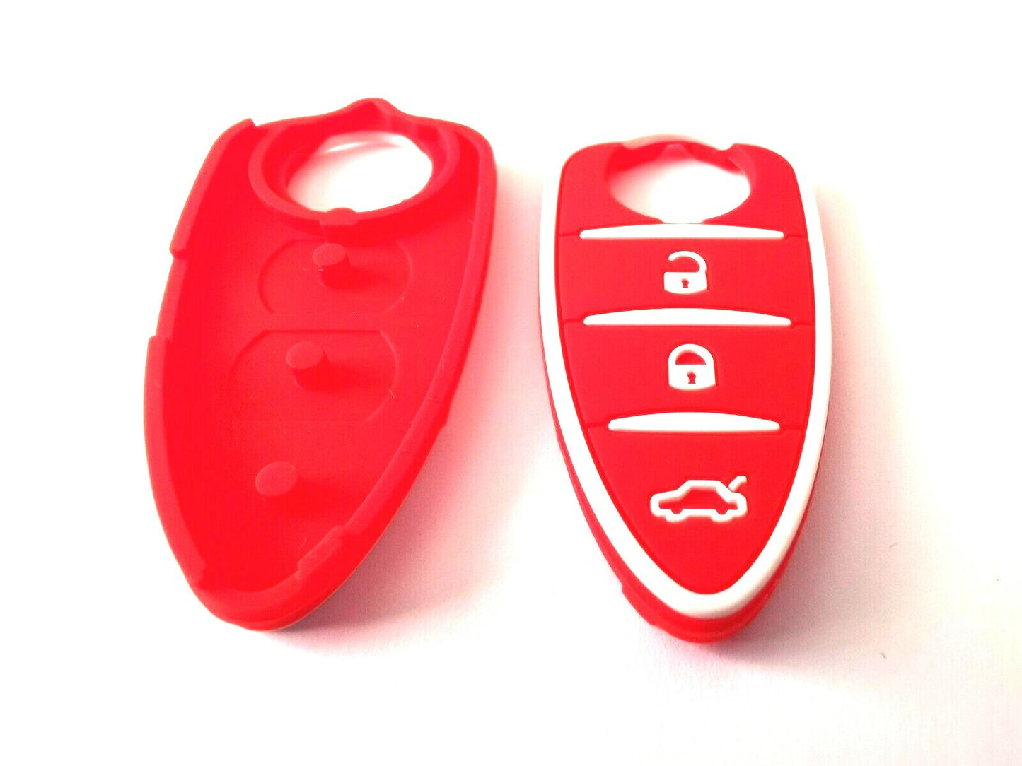 3 Button Key Rubber Pad Replacement Insert for Alfa Romeo