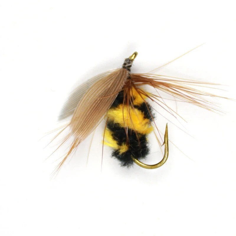10x Artificial Insect Bait Lure Bee Fly Trout Artificial Fishing Lures 15mm