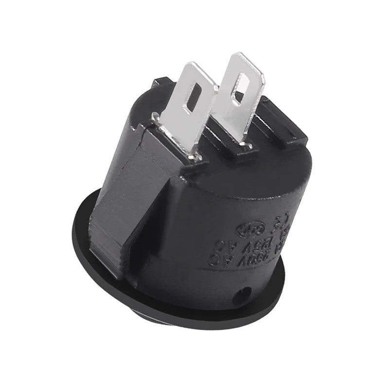 1x Round Rocker Power Switch 6A 250V 2 Pin 2 Position ON OFF Boat Toggle Switch
