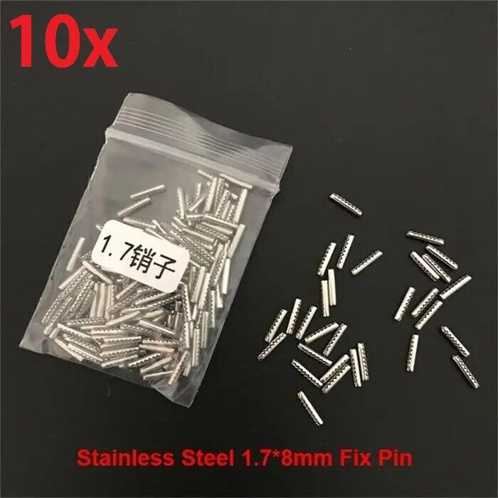 10x Fixed Pins for Car Flip Key Fob Repair Locksmith Parts 1.7mm x 8mm