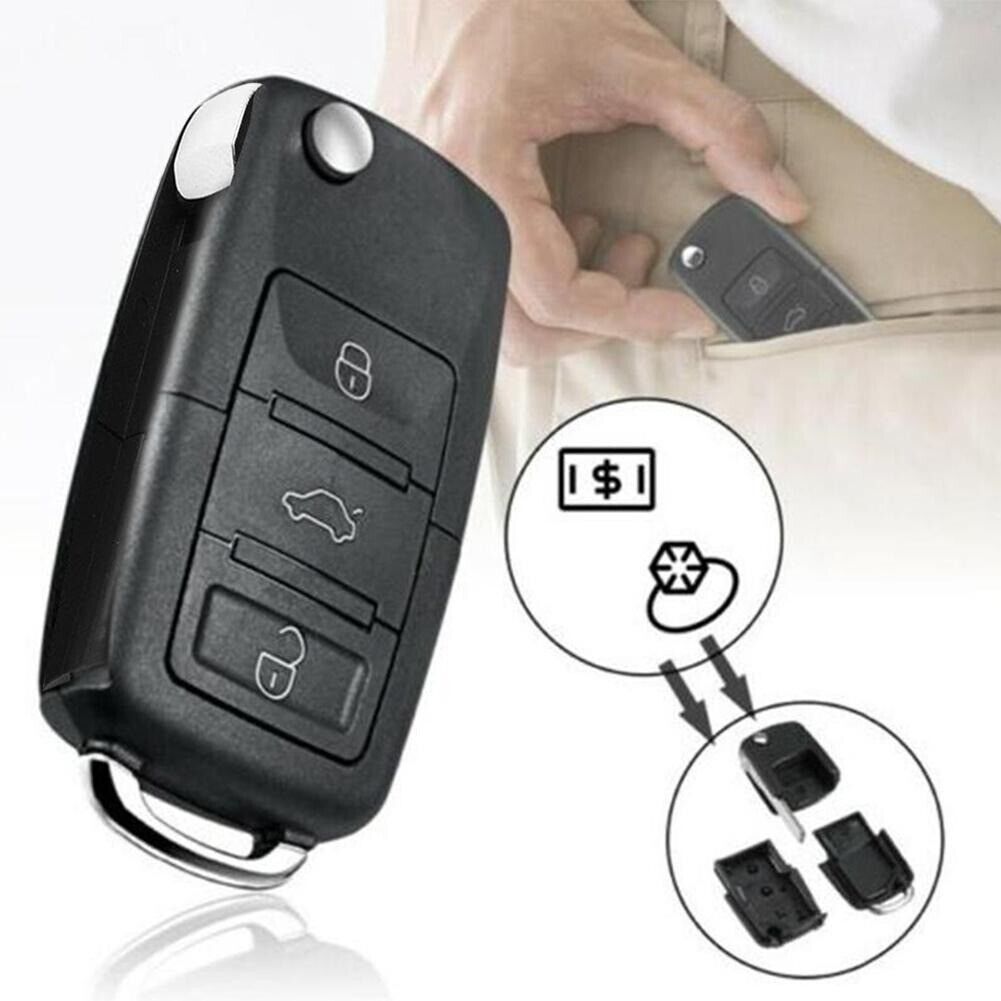 Fake Car Key Case Secret Storage Pill Box Travel Storage Waterproof Keychain