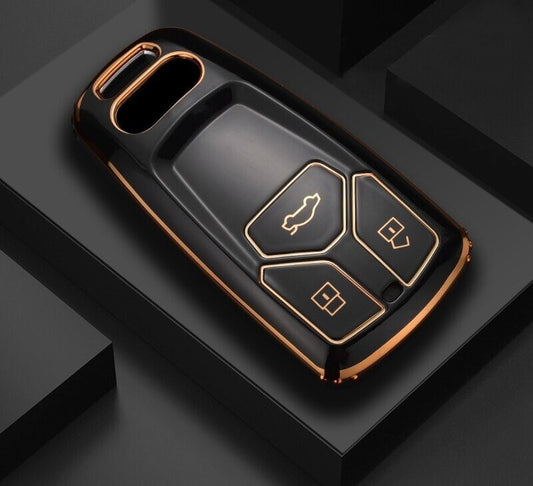 Car Key Case Cover for Audi A4 B9 A5 A6 8S 8W Q5 Q7 4M S4 S5 S7 TT TTS RS