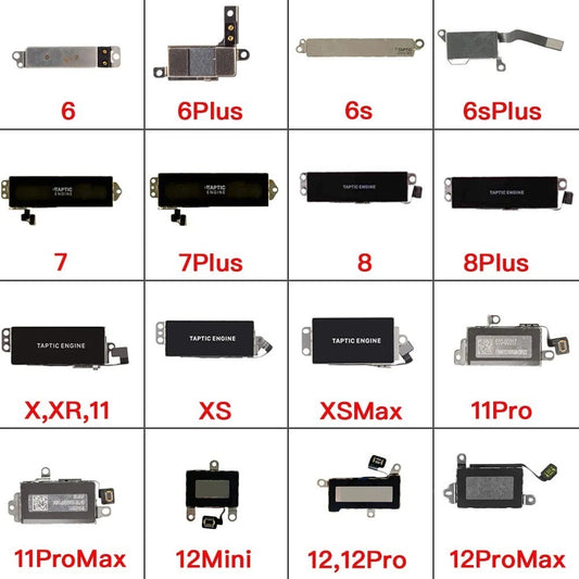 Taptic Engine for iPhone 7 11 Pro 12 13 Vibrator Vibration Silent Motor Module