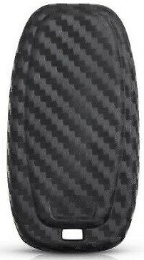 Carbon Car Key Case Cover for Audi A6 A4 Q5  A3 B6 B7 B8