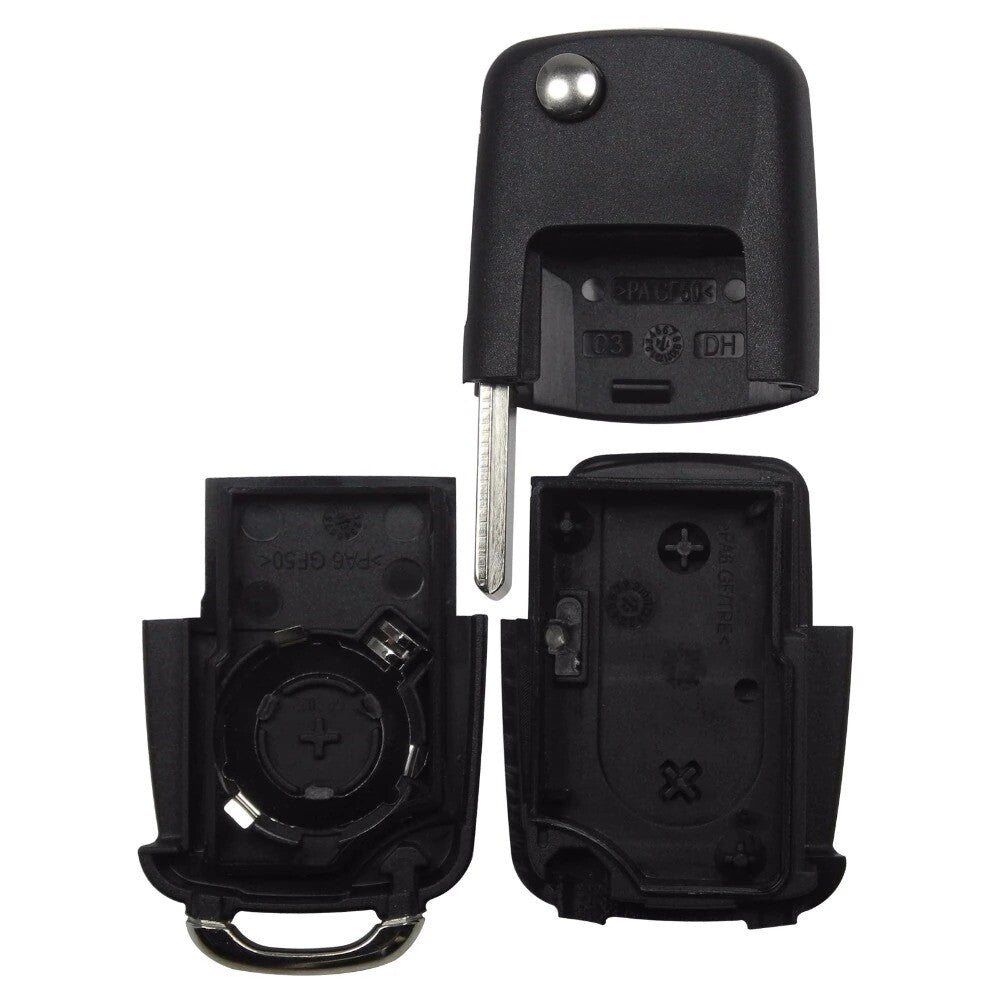 2 Button Key Shell Replacement for VW Golf MK4 Passat Bora Polo Sharan