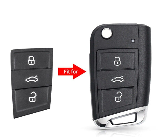 3 Button Remote Key Fob Rubber Pad for VW Golf Mk4 Skoda Octavia Seat Leon Ibiza