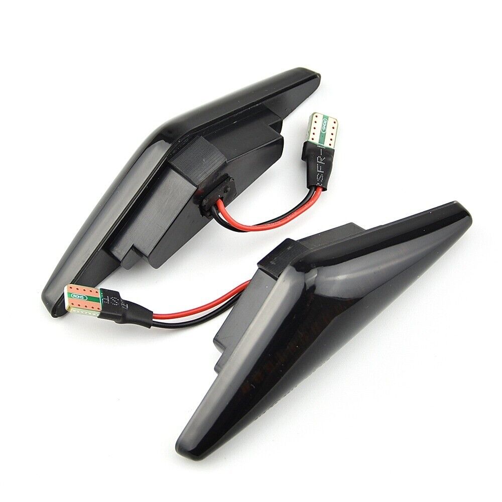 2x Dynamic Smoked Repeaters Lamps Lights for Ford MONDEO 3 MK3 FOCUS 1 MK1