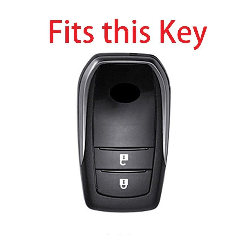 Remote Key Fob Case Cover for Toyota Hilux Innova Rav4 Fortuner Yaris 2021