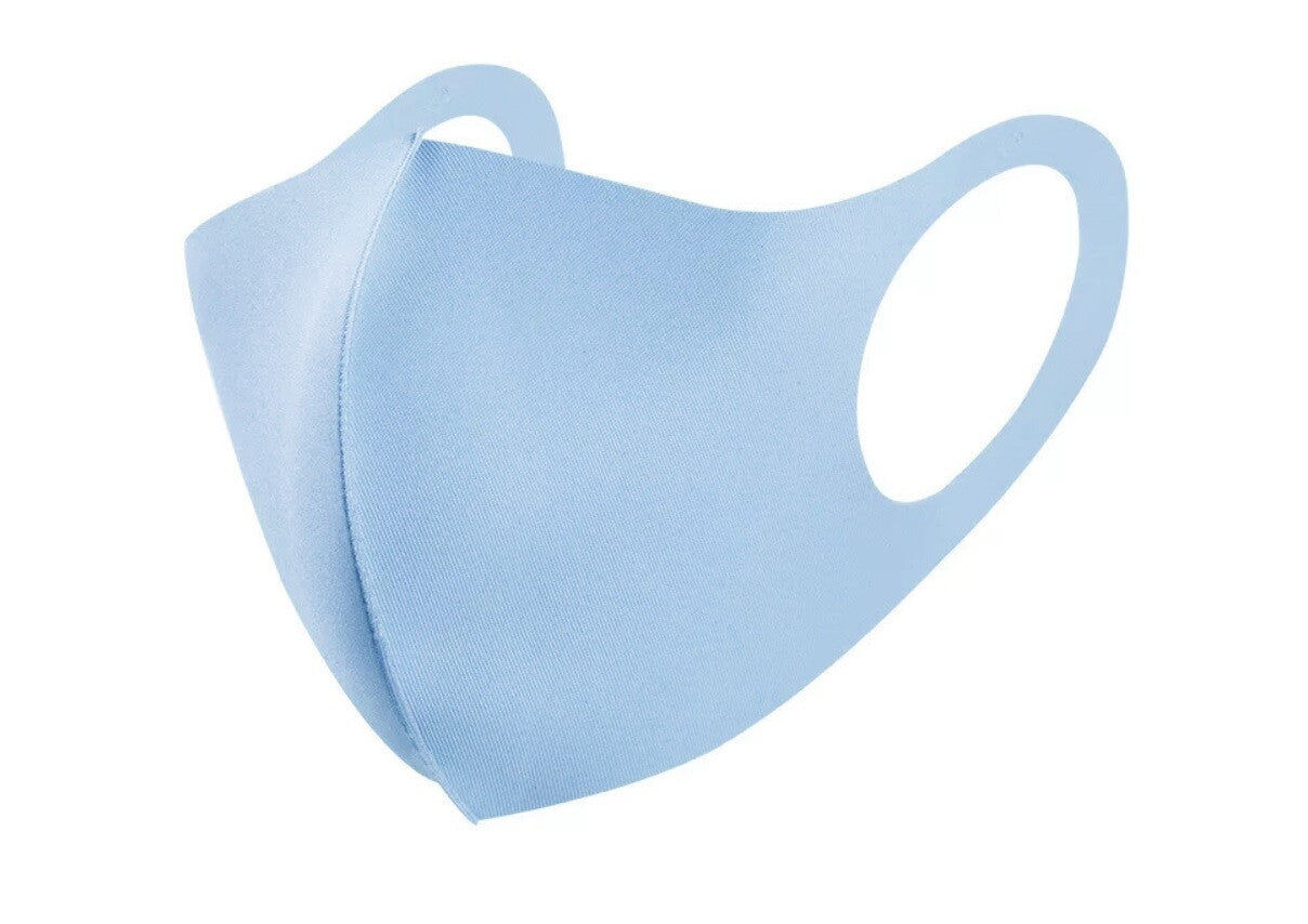 FACE MASK REUSABLE WASHABLE  4 COLOURS BLACK PINK BLUE GREY