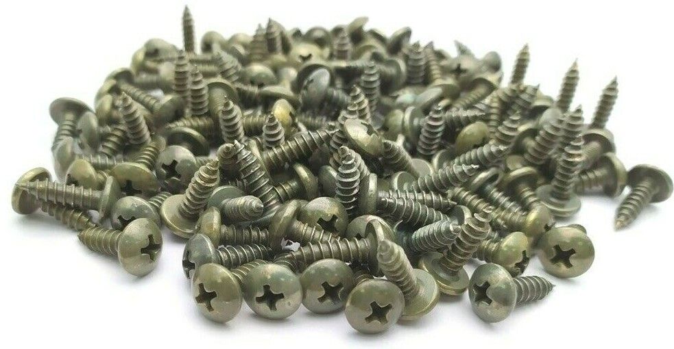 M4 12-20mm M5 12-20mm U Type Self Tapping Motorcycle Car Screws + Metal Retainer