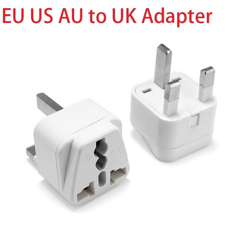 Universal Adapter EU US AU to UK Plug Converter Power Socket 13A 250V