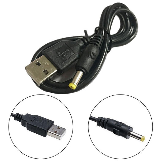 PSP 1000/2000/3000 USB to DC Power Charging Cable Charge 80cm 5V