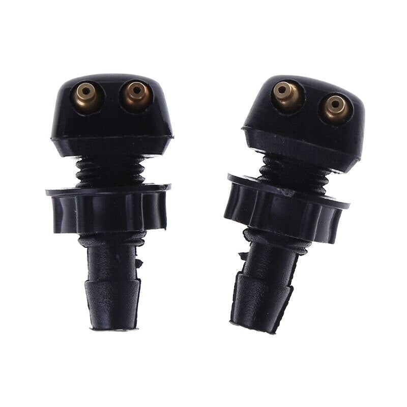 2x Car Front Windscreen Universal Washers Wiper Nozzle Water Spray for VW Volvo