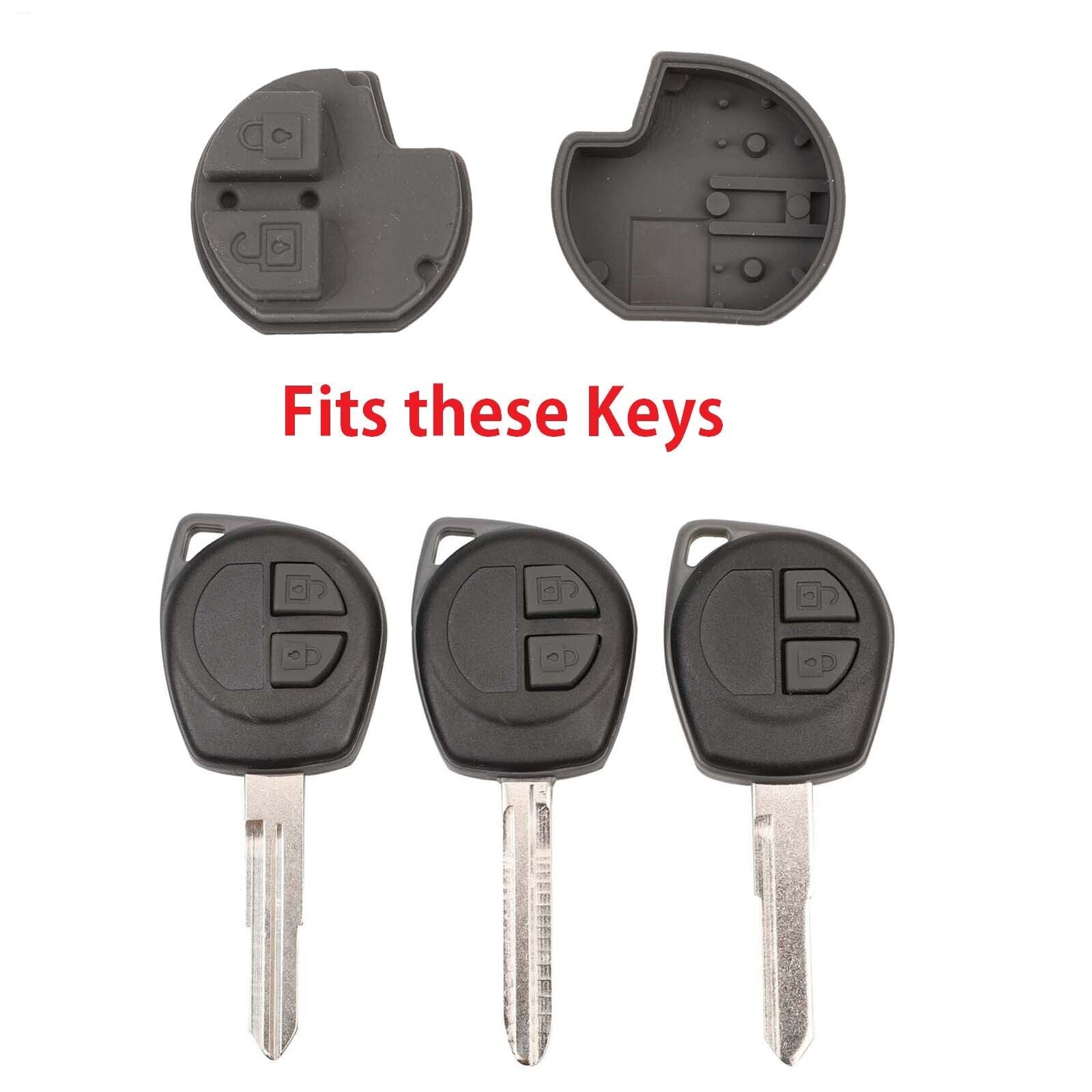 Suzuki Swift Alto Grand Vitara Splash SX4 Lia 2 Button Key Rubber Pad Repair