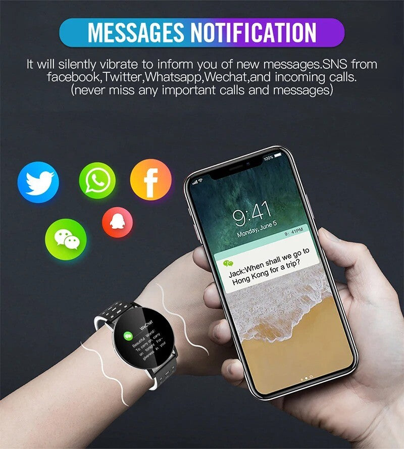 Multi Functional Smartwatch Android Alarm Clock Smart Wristband Motion Watch