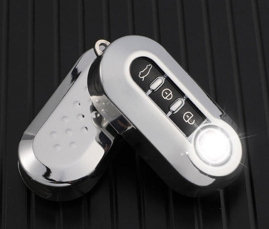 TPU Remote Key Case Cover for Fiat 500 Panda Punto Bravo Ducato 500L Protector