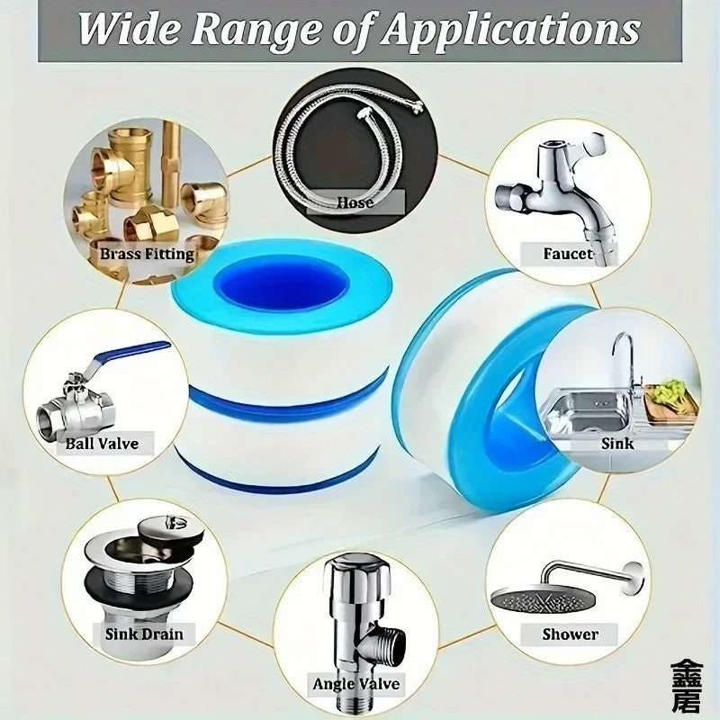 1x Seal Tape Thread Seal Waterproof Leak Tape Duct Tape Plumbing Fitting Oil-Fre