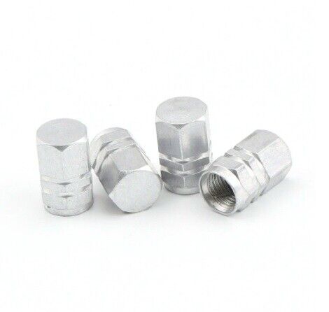 4x Tyre Valve Dust Caps for Car Van Motorcycle Bmx