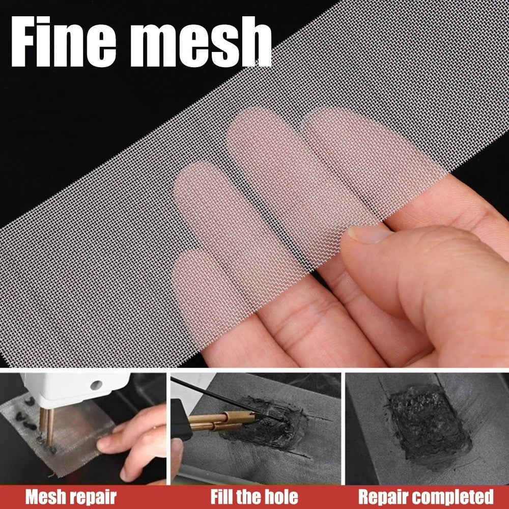 5x Steel Repair Mesh Car Bumper Plastic Hole Crack Patches Trimmable Welding
