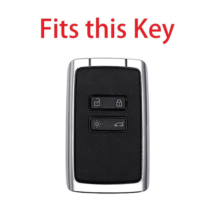 Remote Key Fob Case Cover for Renault Clio Megane Zoe Koleos Kadjar 4 Colours
