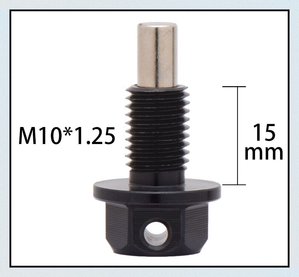 M10*15 P1.25 Magnetic Oil Drain Bolt Nut Plug