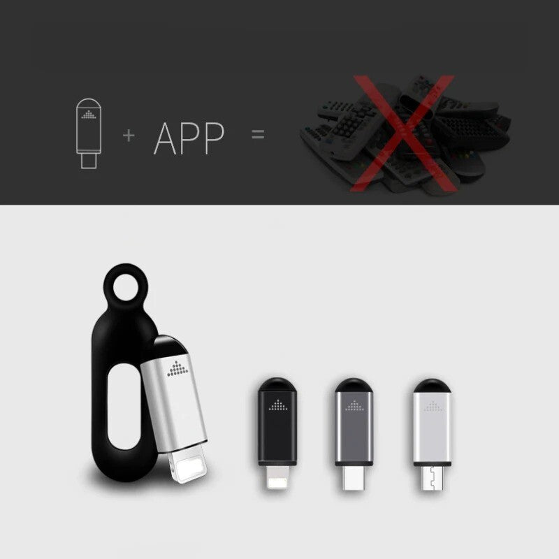 Phone Remote Control IR Blasters Type C Micro Lightning Universal TV Adapter