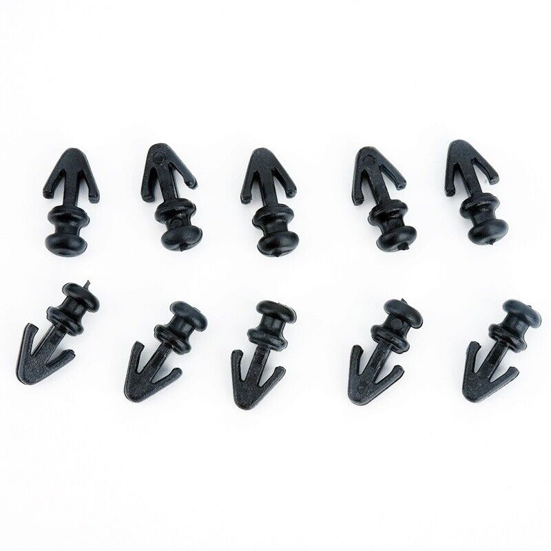 10x Lower Weatherstrip Car Door Seal Sill Sealing Strip Clips Fastener Rivet