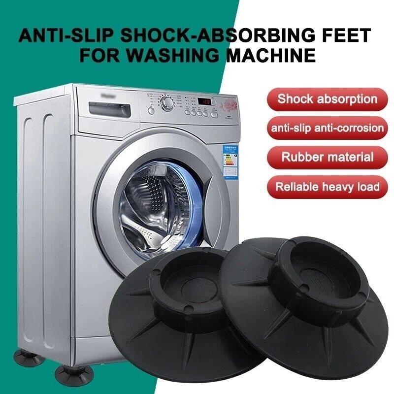 4x Anti Vibration Feet Pads for Washing Machine Support Dampers Stand Rubber