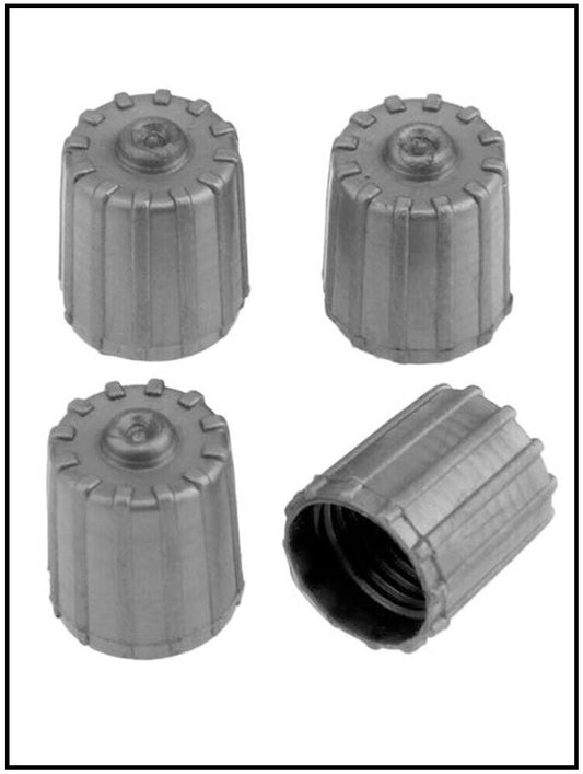 4x Plastic Tyre Valve Dust Cap Covers for Car Van Truck Bike