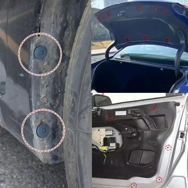 Car Motorcycle Plastic Fairing Rivet Setting Panel Fastener Clips 6mm 7mm 8mm