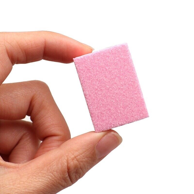 Pink Nail Buffer Sponge Mini Nail File 100/180 Professional Buffing Sponge